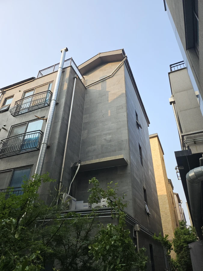 광교 건물 우수관 신규 설치